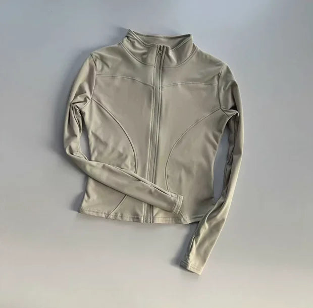 Women’s Slim Fit Quick-Dry Zipper Sports Jacket