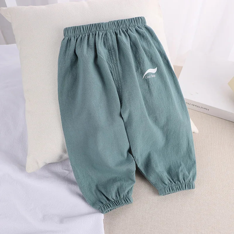 BreezeGuard Kids' Anti-Mosquito Cotton Linen Pants