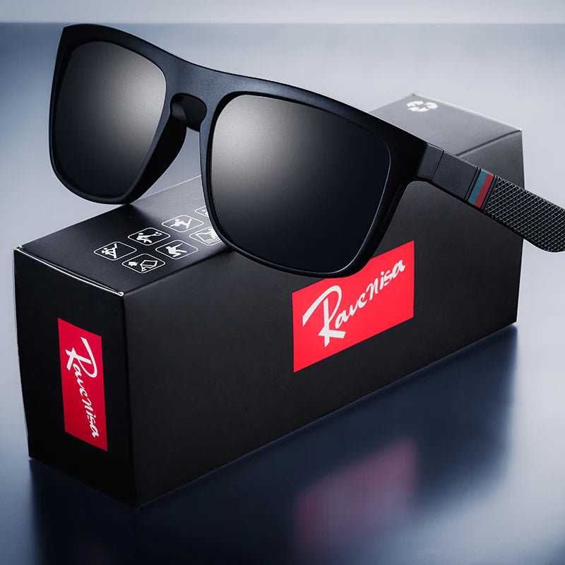 RetroDrive Polarized Square Sunglasses