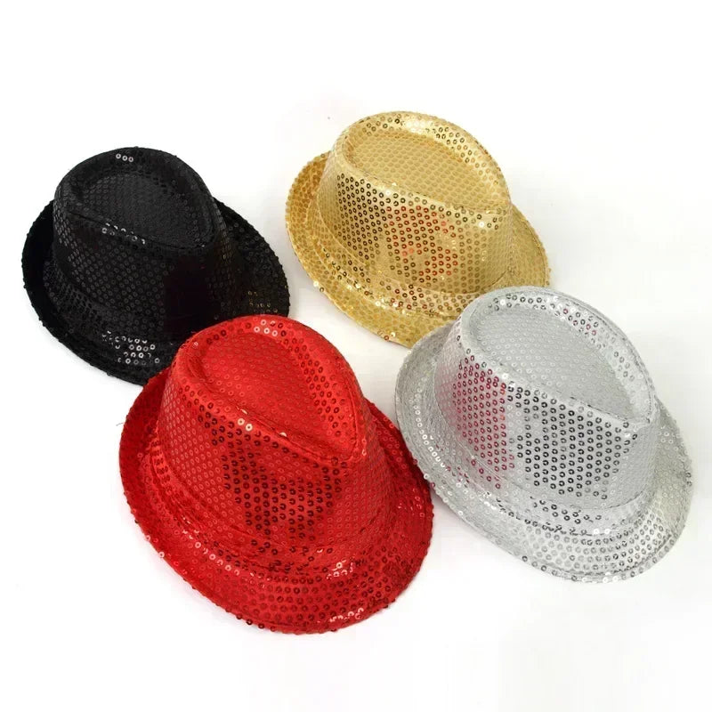 Sequin Jazz Dance Party Hat