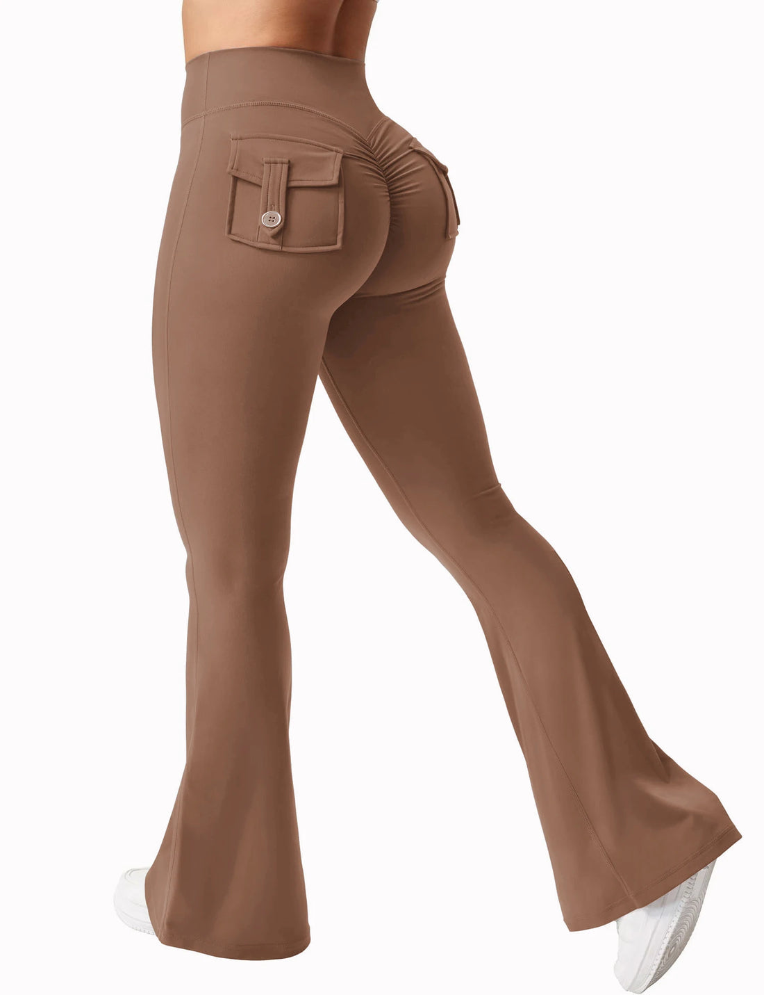 FlexWide Women’s High-Stretch Wide Leg Yoga Leggings with Pockets