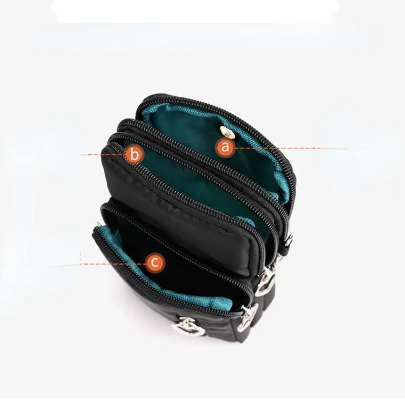 AquaGuard Mini Waterproof Oxford Crossbody Bag
