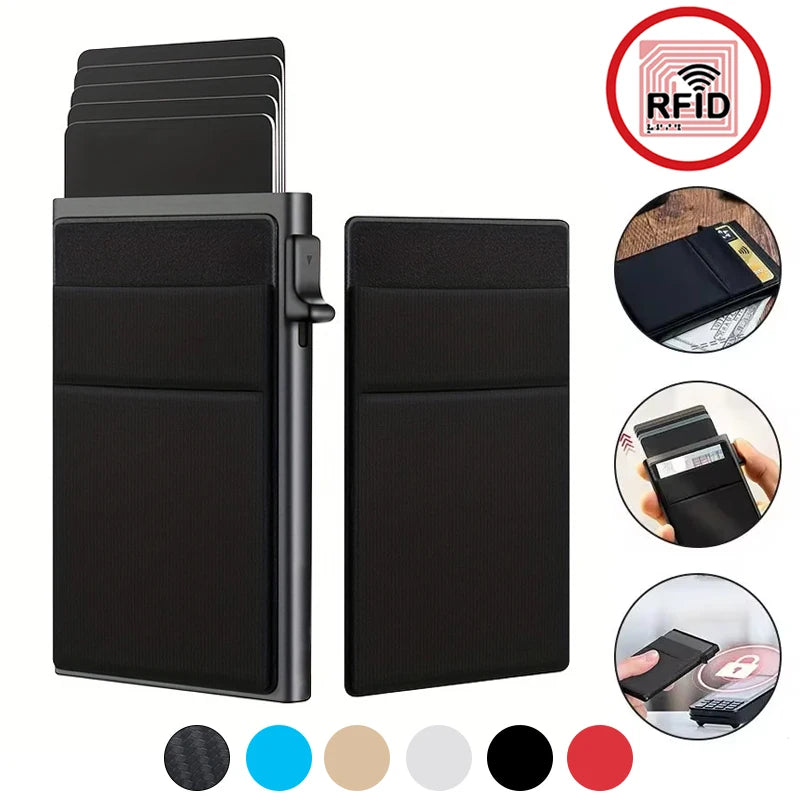 SlimGuard RFID-Blocking Metal Wallet