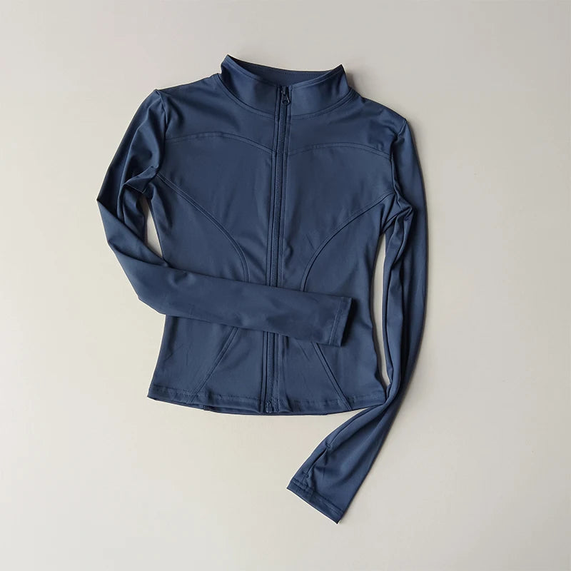 Women’s Slim Fit Quick-Dry Zipper Sports Jacket