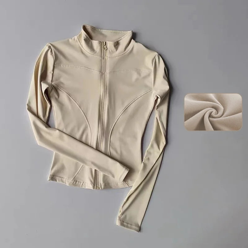 Women’s Slim Fit Quick-Dry Zipper Sports Jacket