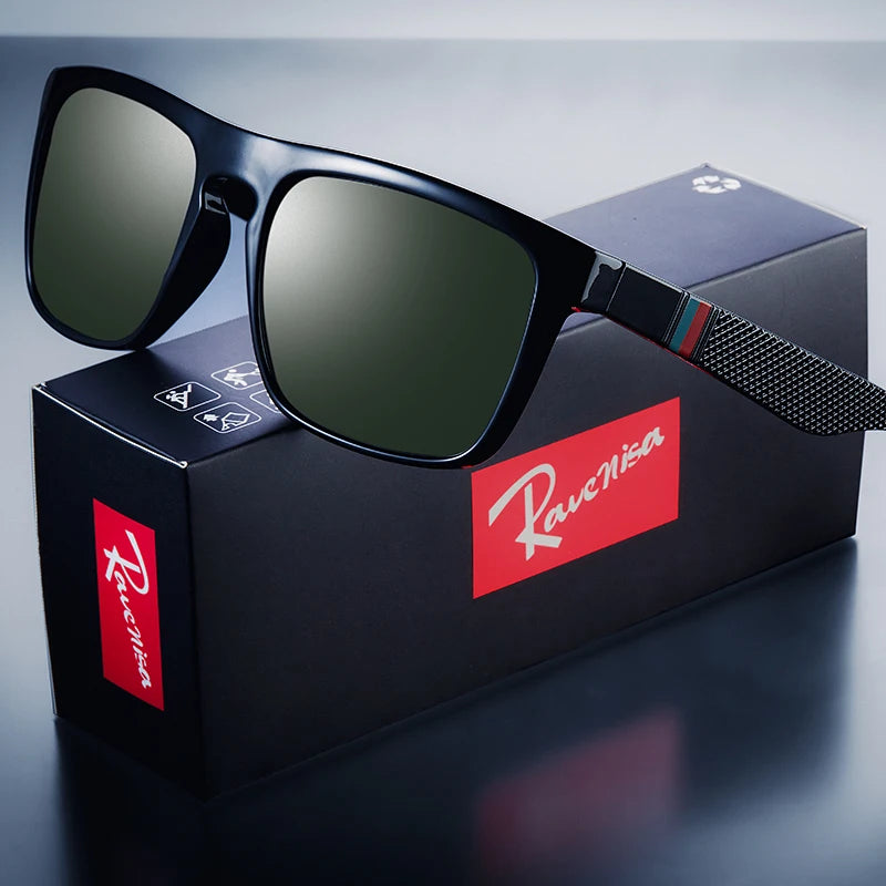 RetroDrive Polarized Square Sunglasses