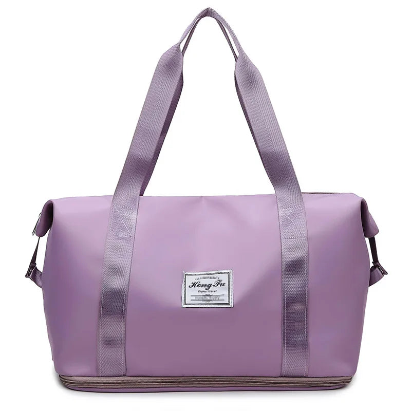 UNIXINU Waterproof Nylon Travel Duffle Bag for Women – Large Capacity Tot