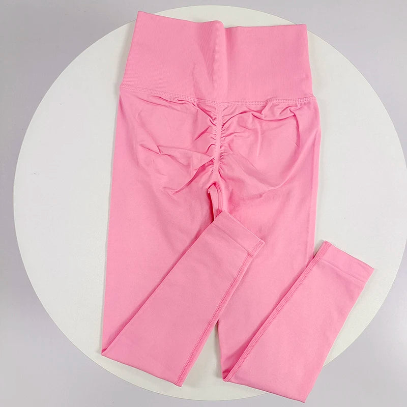 High Elastic Seamless Yoga Leggings - Women’s Fitness Pants