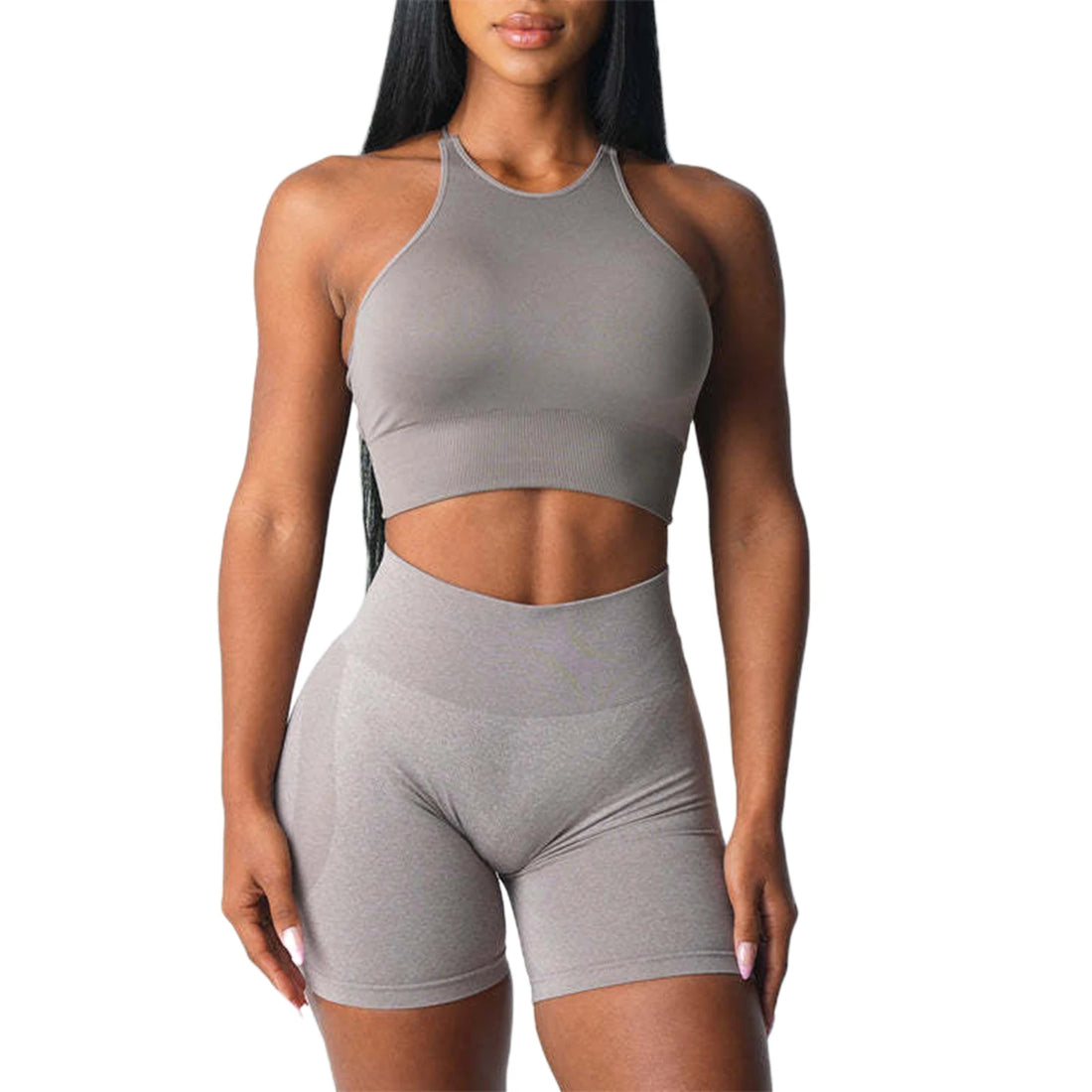 Women’s Seamless Solid Color Sports Bra