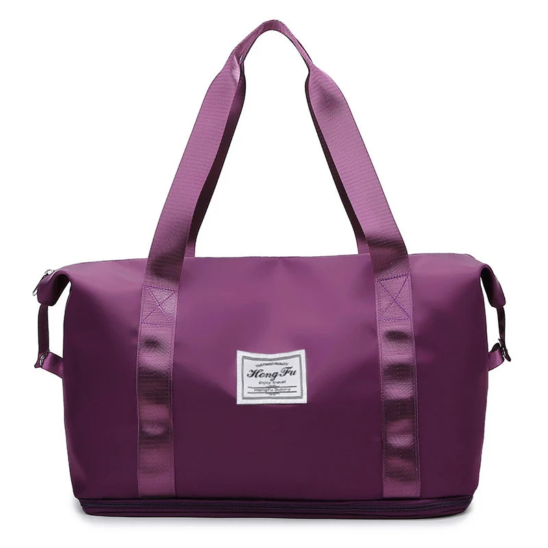 UNIXINU Waterproof Nylon Travel Duffle Bag for Women – Large Capacity Tot