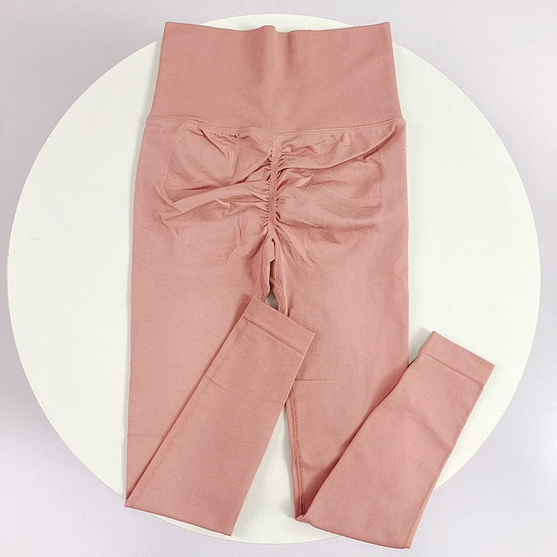 High Elastic Seamless Yoga Leggings - Women’s Fitness Pants