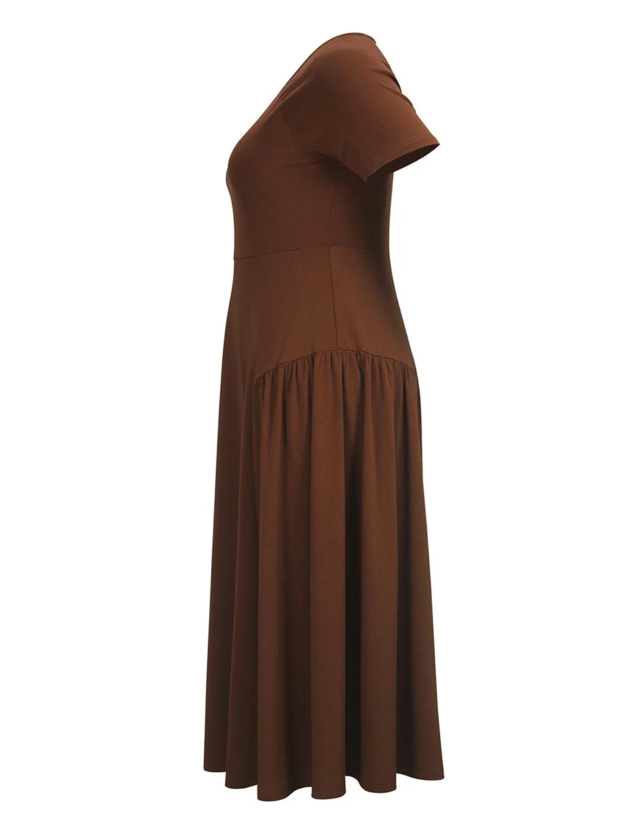 Plus Size Floral Off-Shoulder Maxi Dress