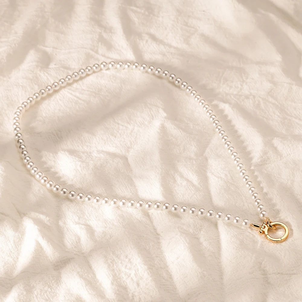 18K Gold Freshwater Pearl Choker Necklace
