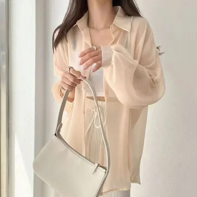 Women’s Sheer Sun-Proof Tops – 8 Colors