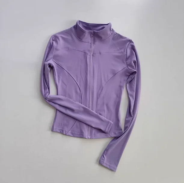 Women’s Slim Fit Quick-Dry Zipper Sports Jacket
