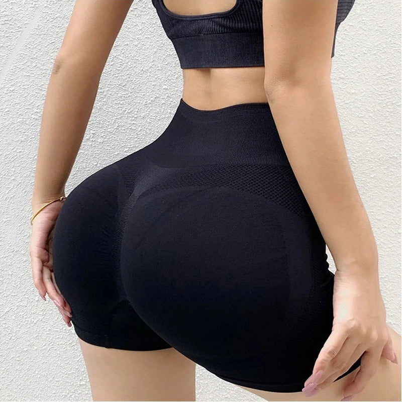 Women’s High Waist Yoga Shorts – Butt Lift Fitness