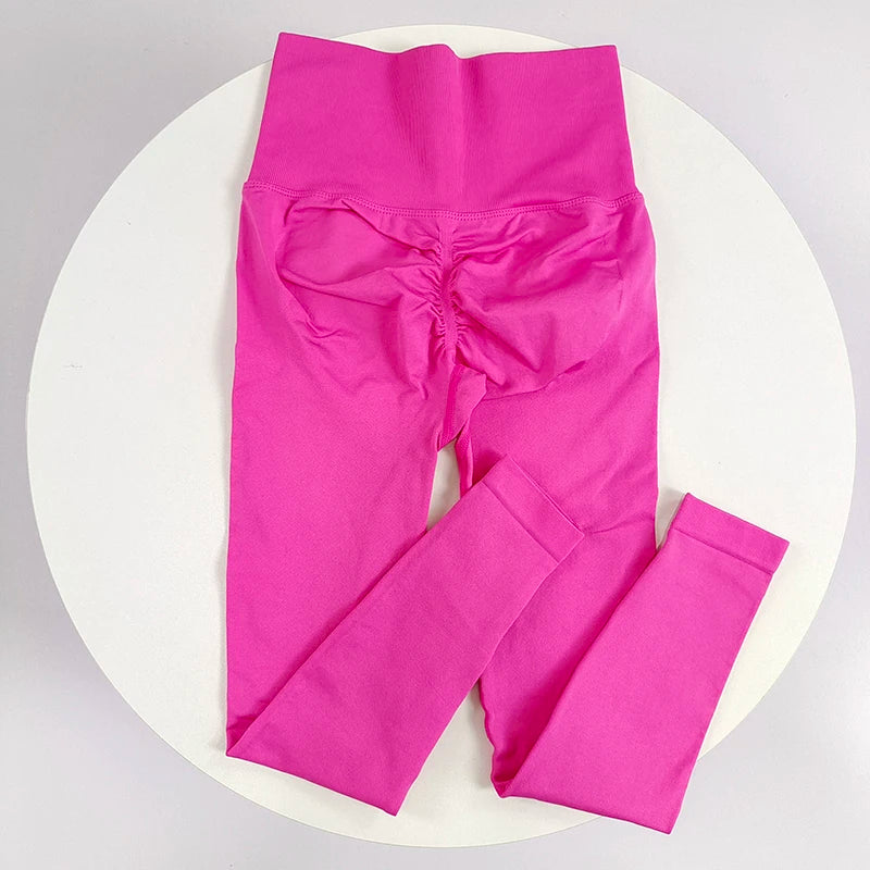 High Elastic Seamless Yoga Leggings - Women’s Fitness Pants