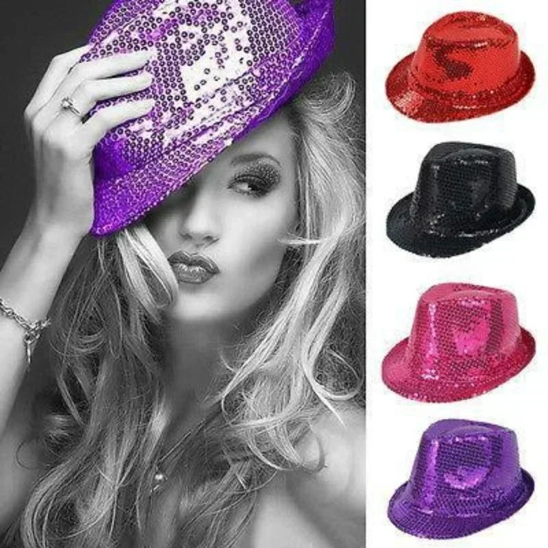 Sequin Jazz Dance Party Hat