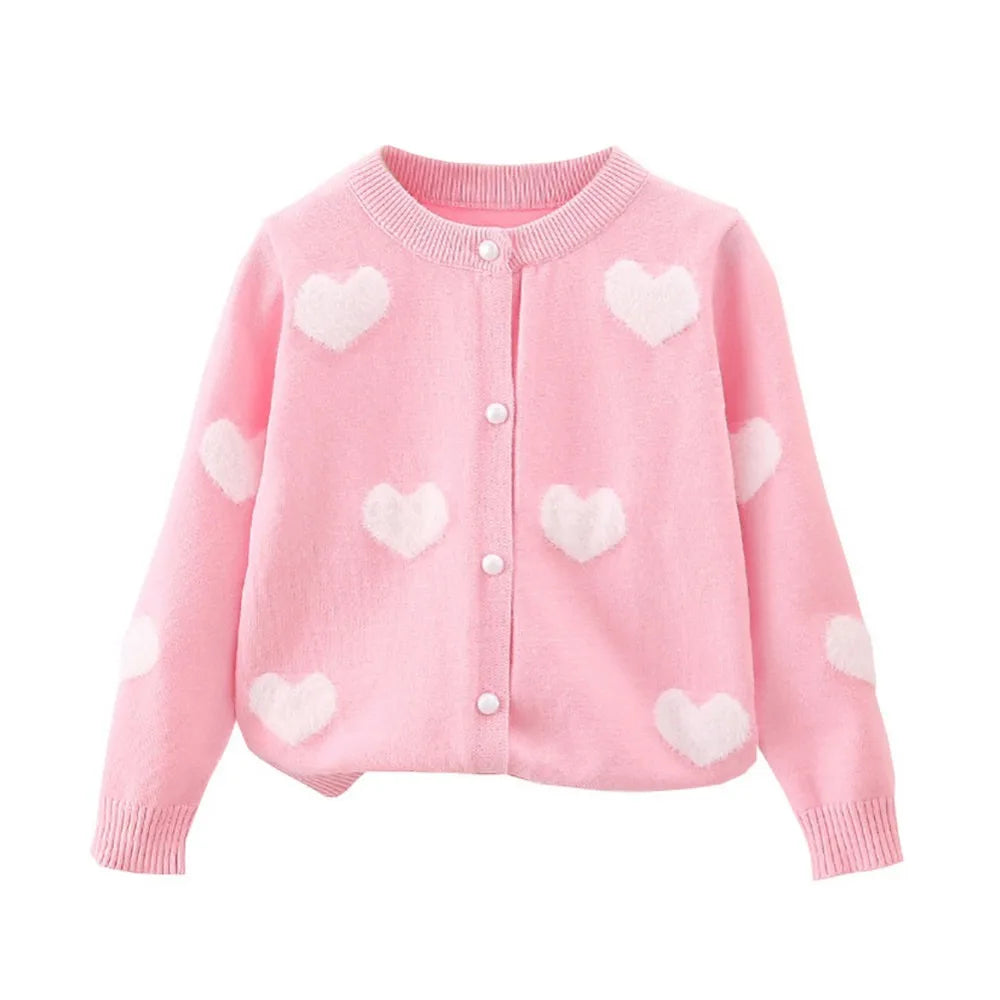 Autumn Girls Knit Cardigan Sweater