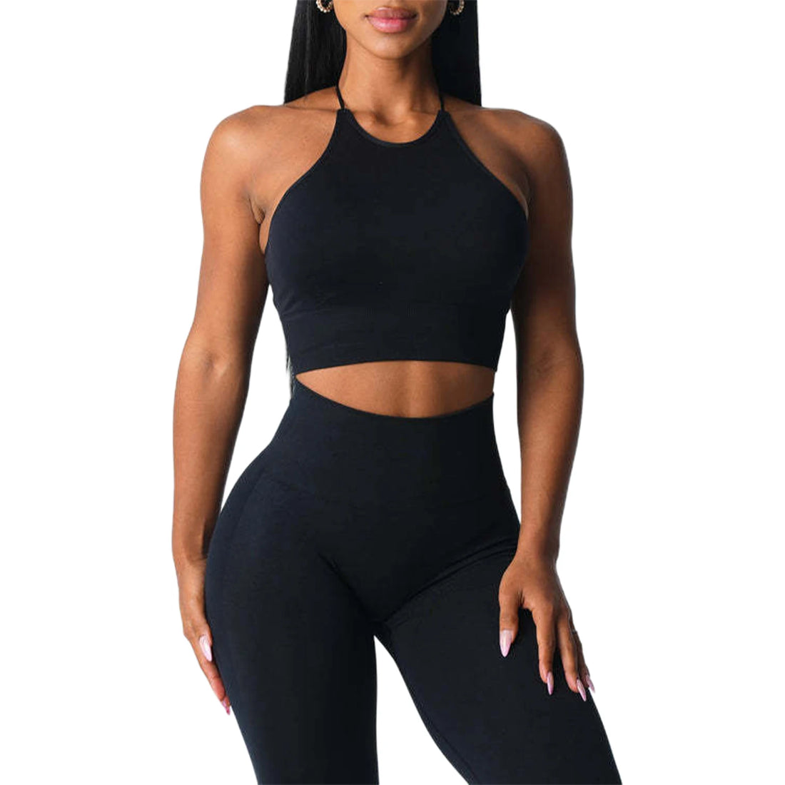 Women’s Seamless Solid Color Sports Bra