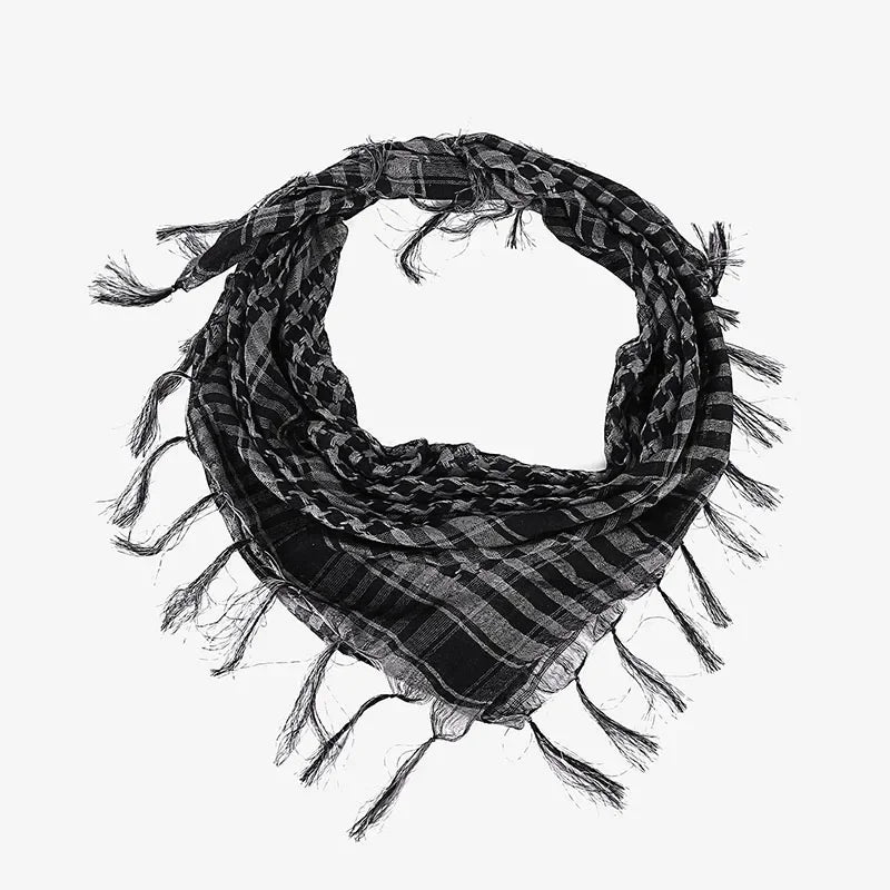 Lightweight Tactical Plaid Scarf for Women & Men