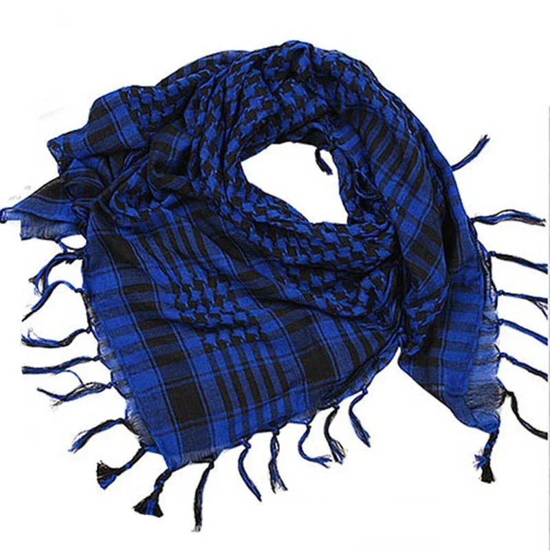 Lightweight Tactical Plaid Scarf for Women & Men